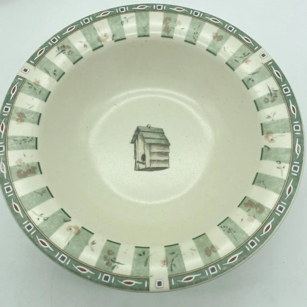 Pfaltzgraff Naturewood Deep Rimmed Soup Cereal Bowls‎ 7 1/4